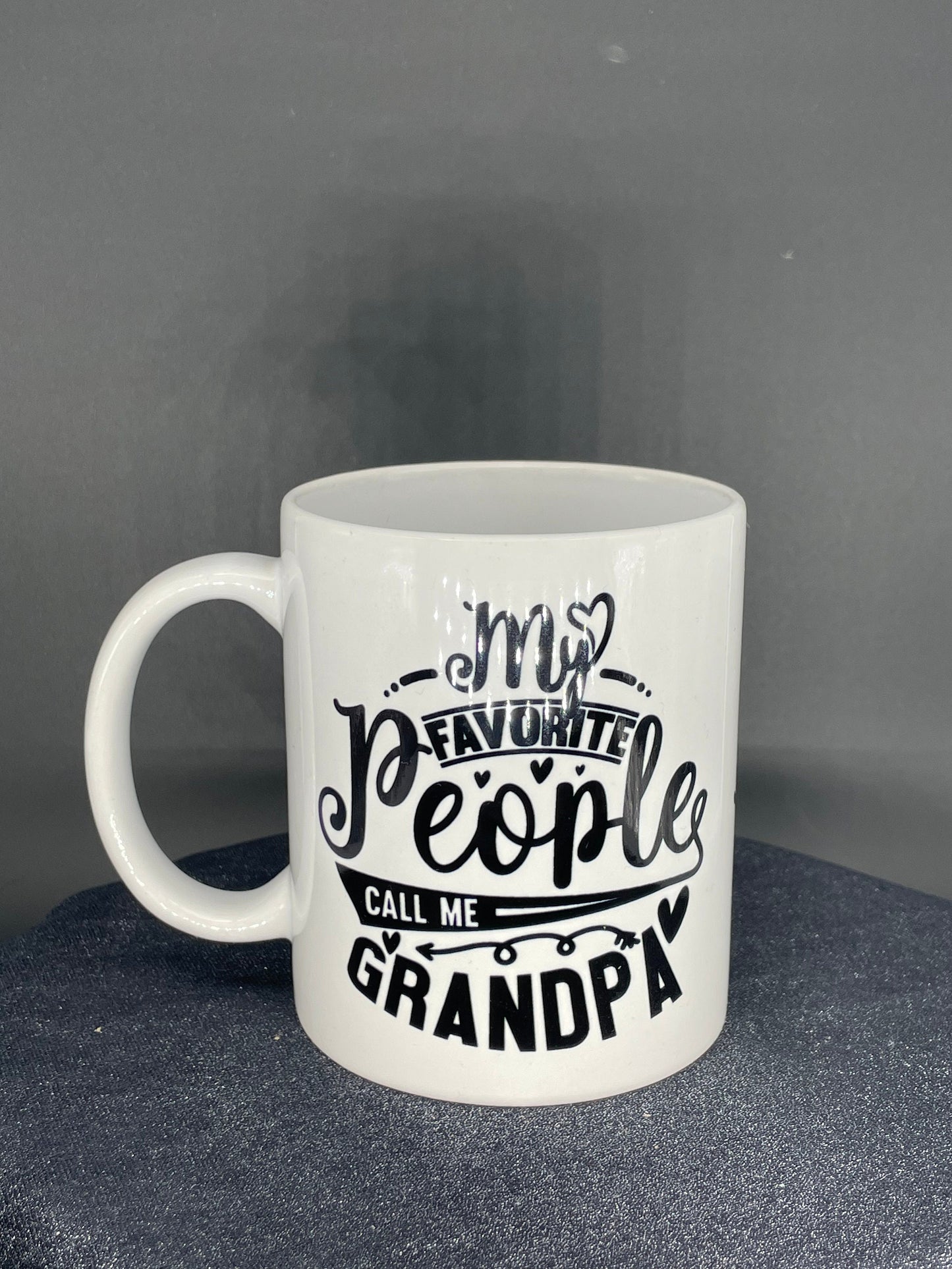 Lieblings Opa Tasse - Bester Opa - my favorite people call me grandpa Becher individualisiert mit Namen oder Botschaft personalisierbar