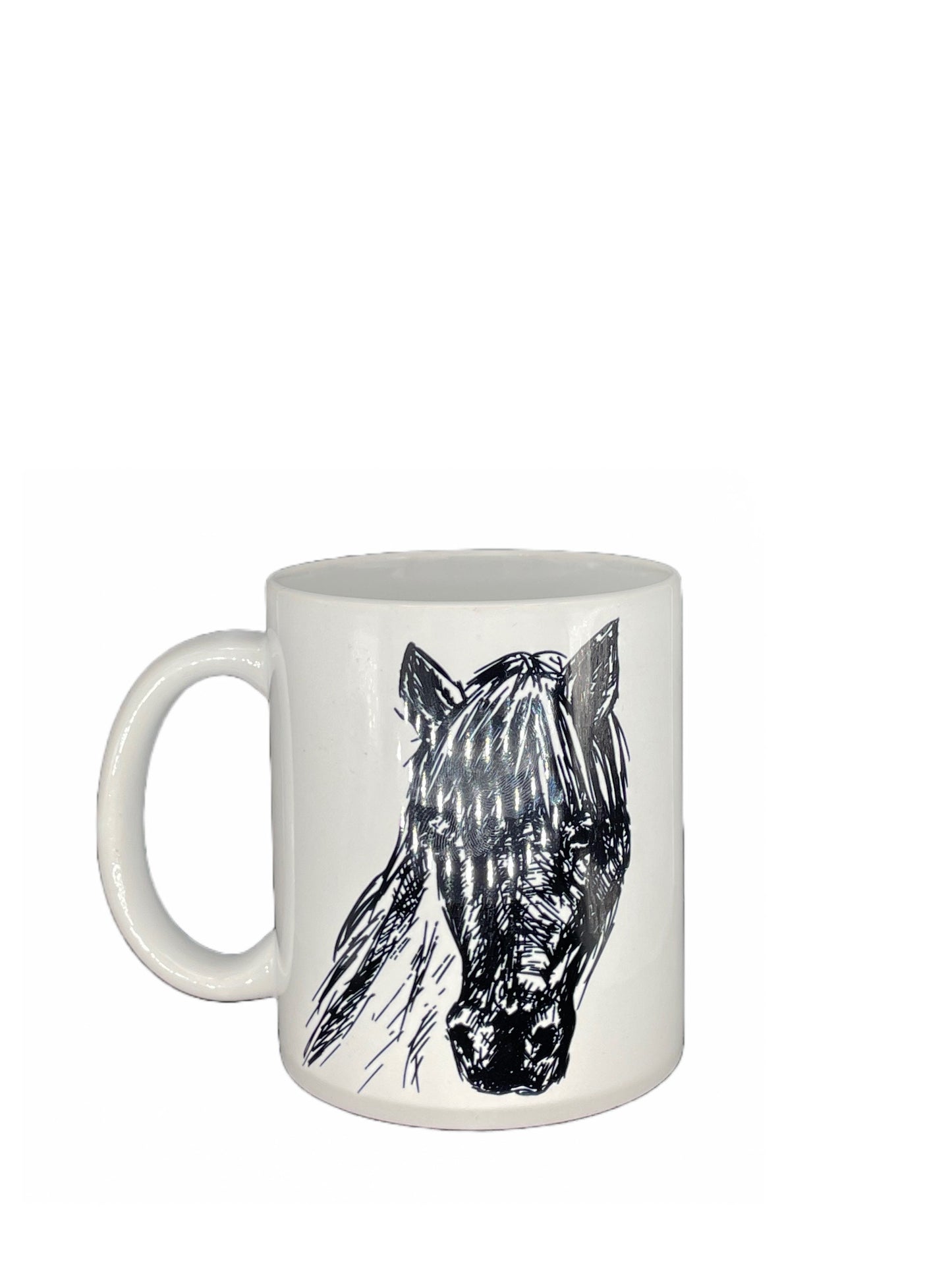 Pferde Kaffeetasse Horses bring out the best in you - individualisierbar mit Namen oder Botschaft personalisiert in 7 Farben erhältlich