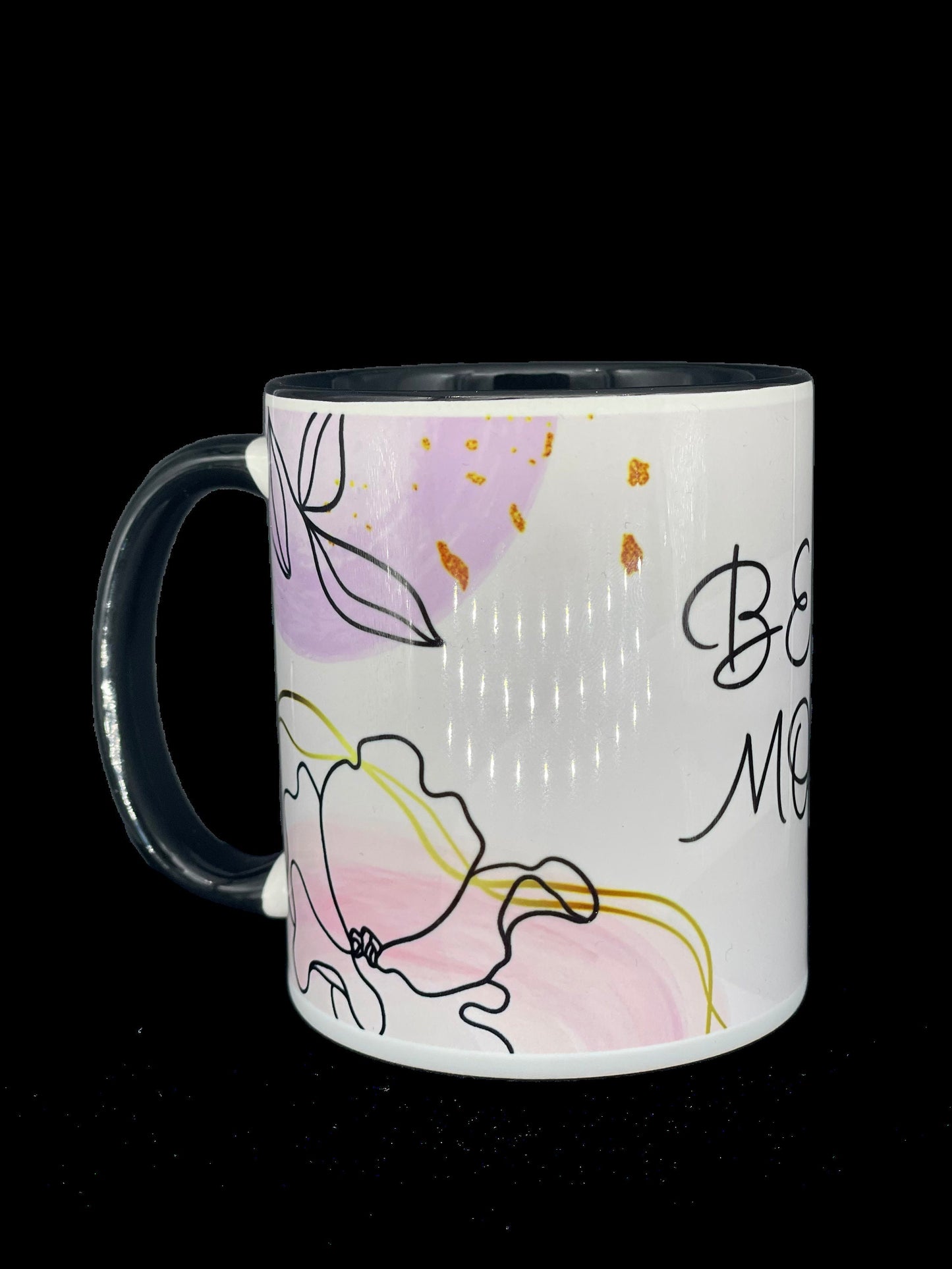 Kaffeetasse Flowers - Best Mom - individualisierbar mit Namen oder Botschaft personalisiert