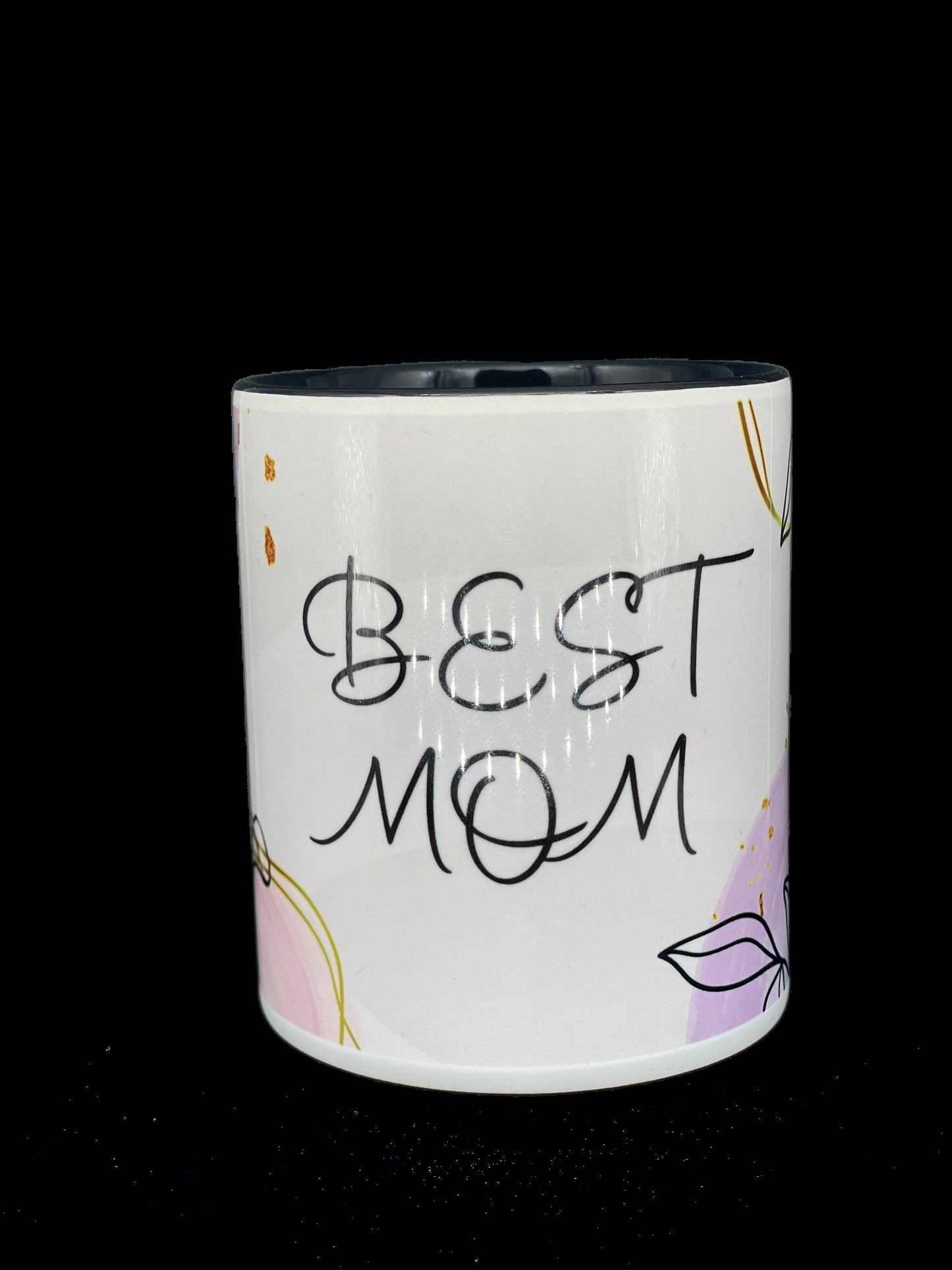 Kaffeetasse Flowers - Best Mom - individualisierbar mit Namen oder Botschaft personalisiert