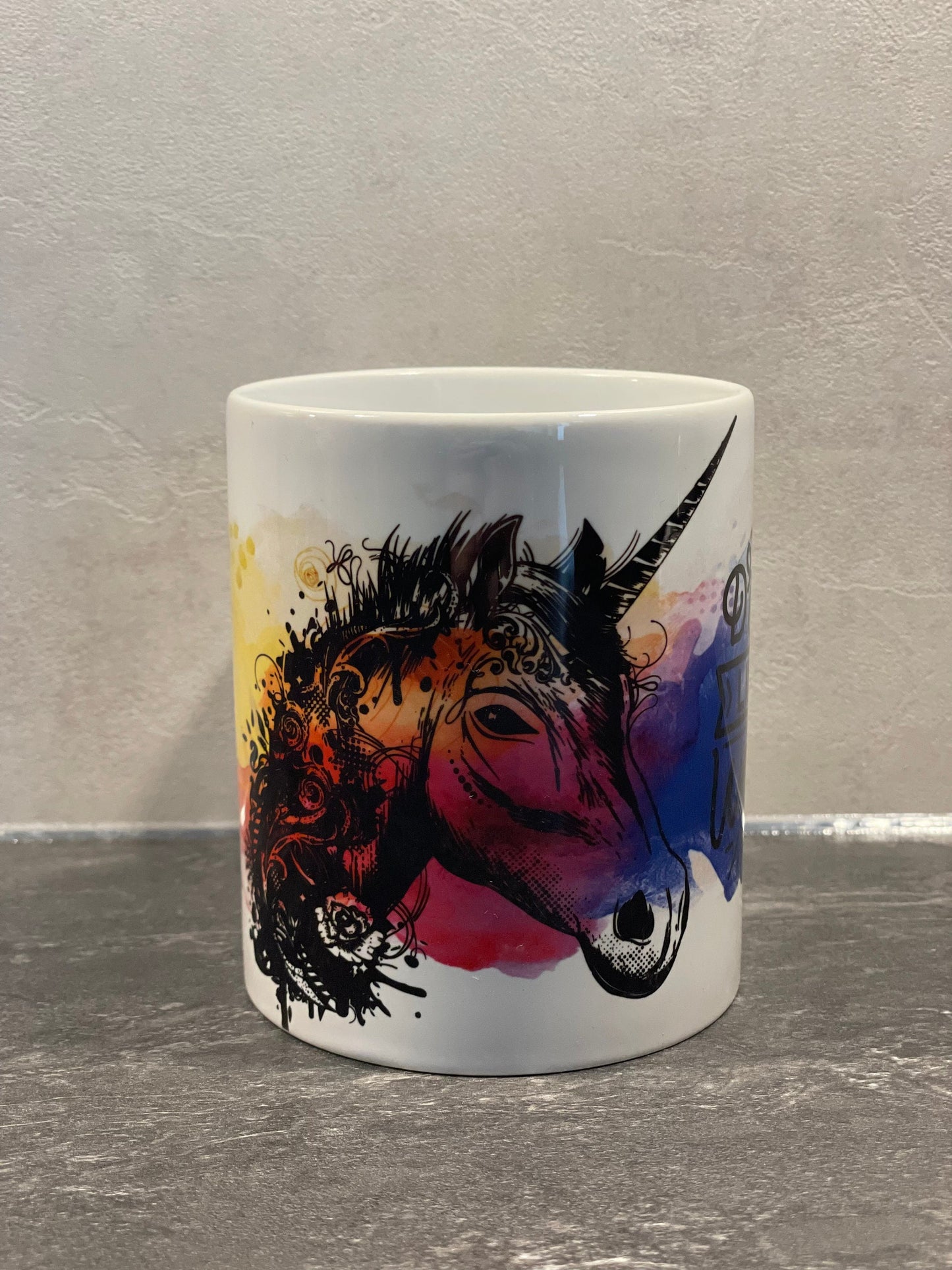 Kaffeetasse Pferd - Dream like a Unicorn - individualisierbar mit Namen oder Botschaft personalisiert