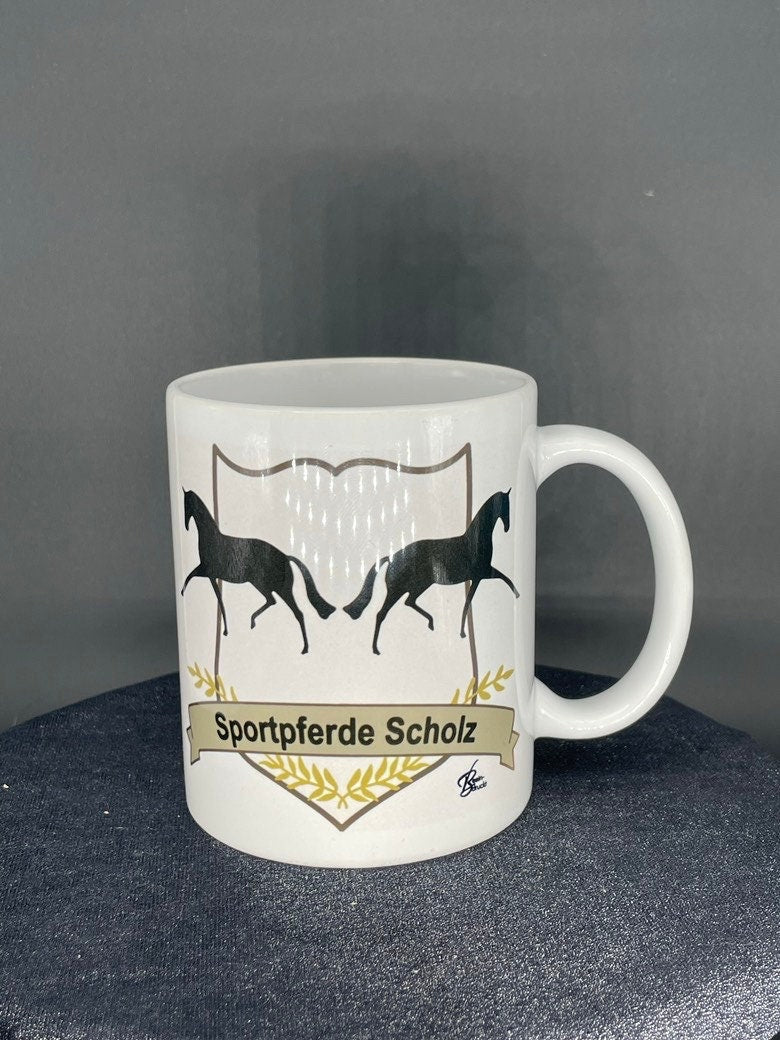 Logo Tasse - Das Logo eurer Firma oder eures Vereins personalisiert - Becher individualisiert mit Namen oder Botschaft personalisierbar