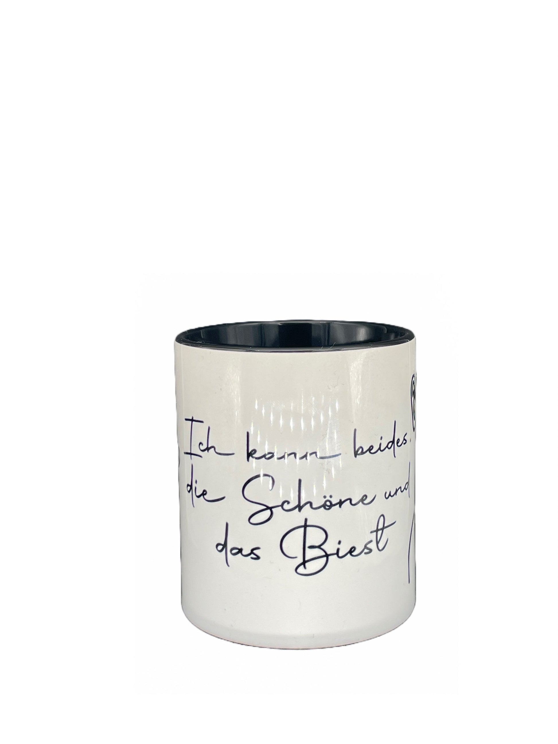 Cup I can personalize both, the beauty and the beast individually - favorite person coffee cup - customizable with name