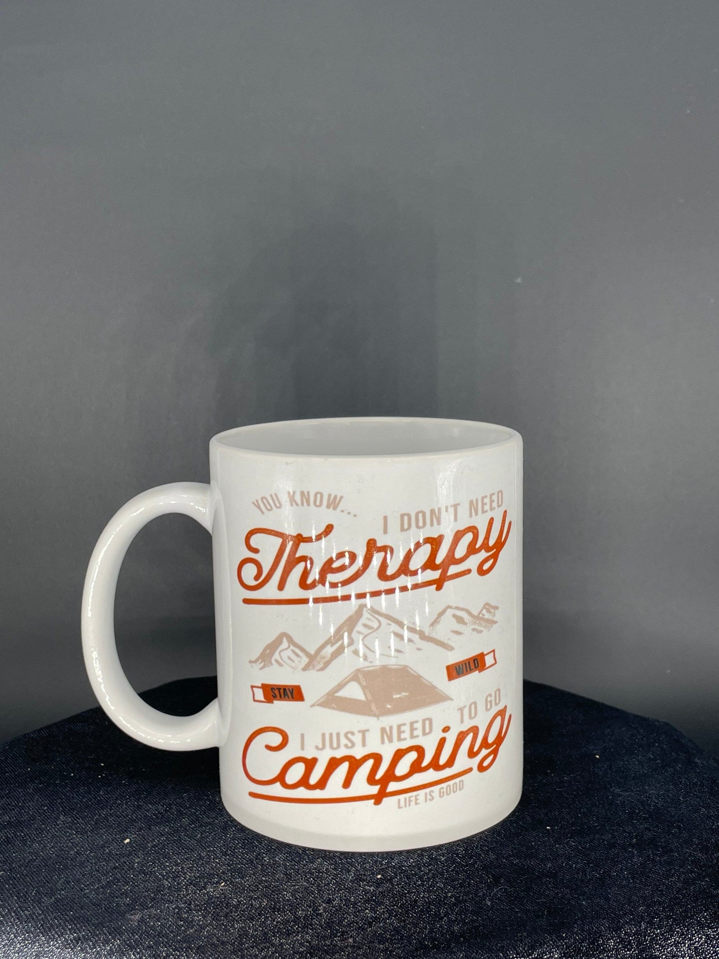 Camping coffee cup I just need Camping Caravan - customizable with name or message personalized available in 7 colors