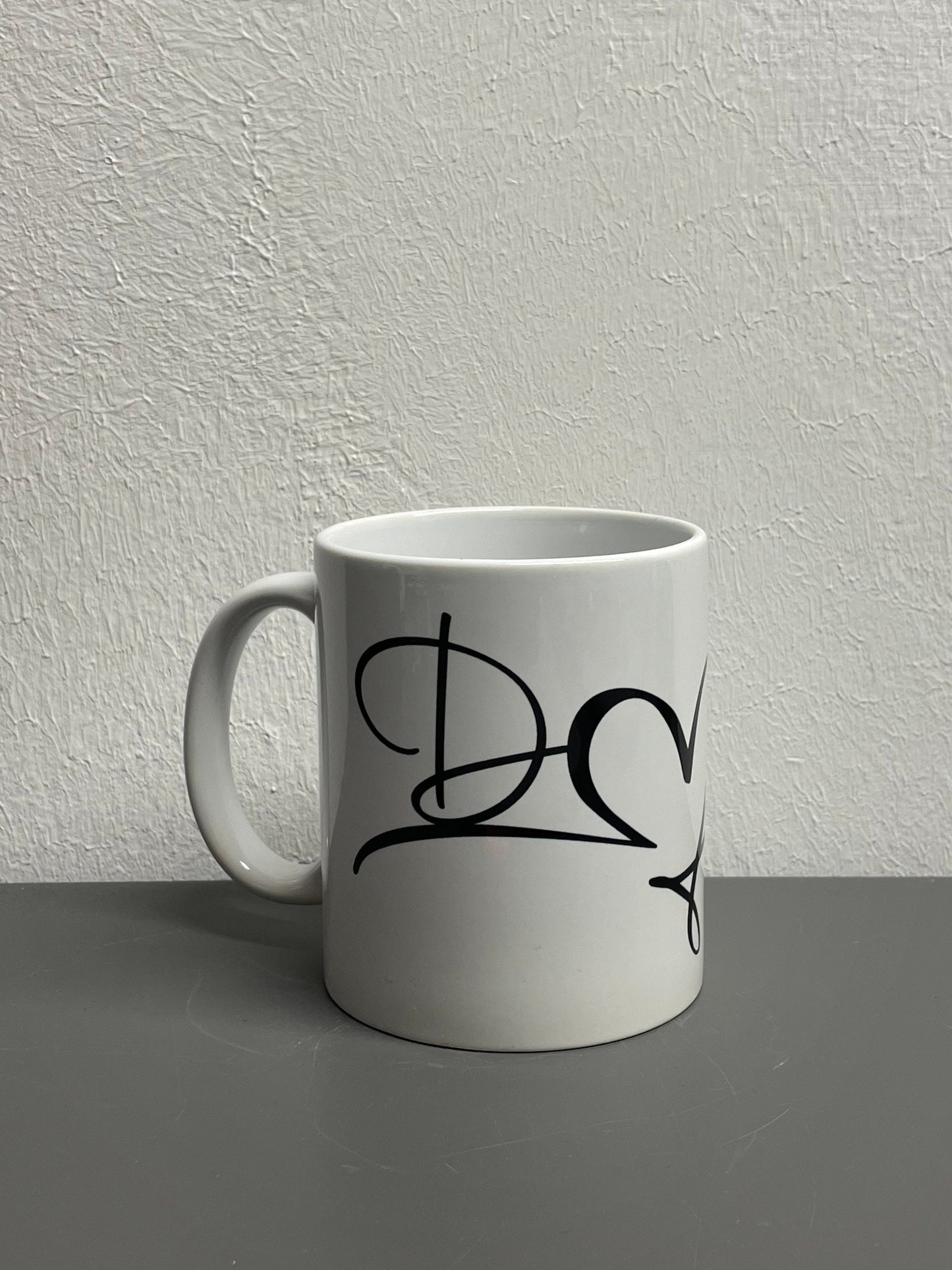 Dorfkind Kaffeetasse mit Herz- individuell mit Namen oder Botschaft personalisierbar