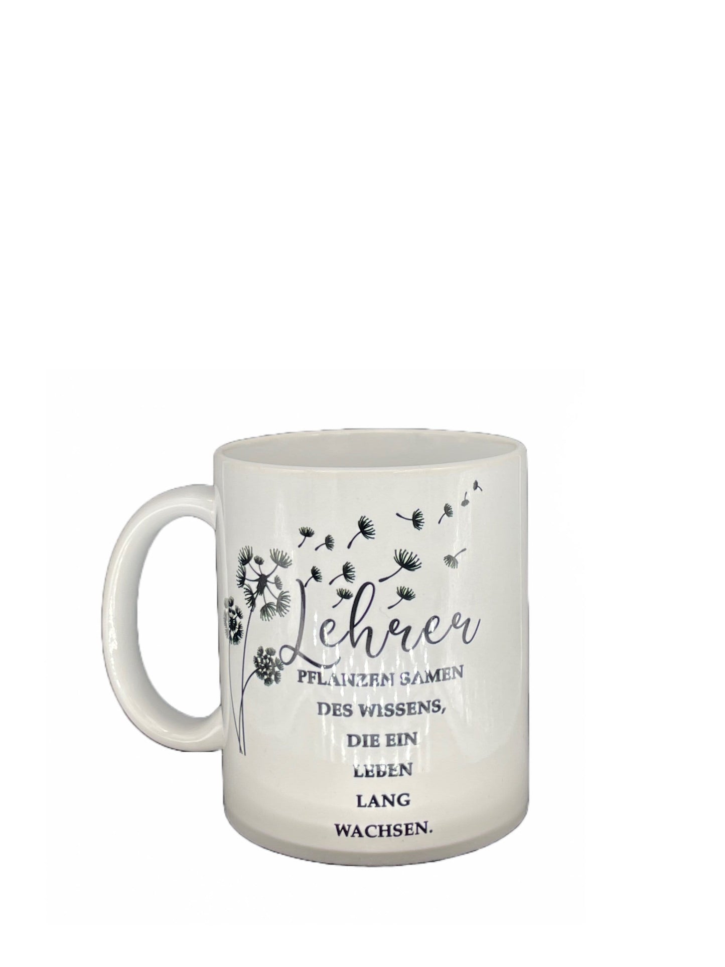 Teacher coffee cup Plant seeds of knowledge - customizable with name or message personalized available in 7 colors