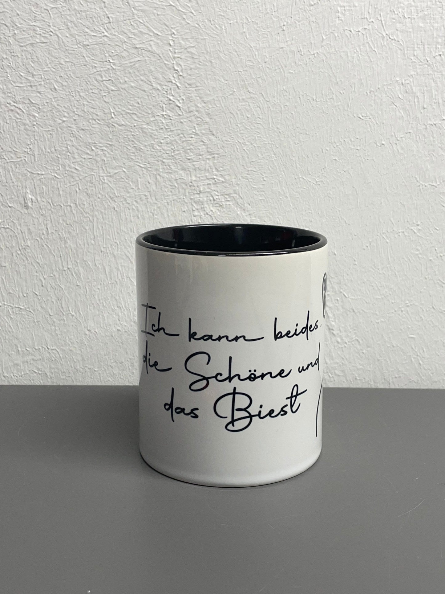 Cup I can personalize both, the beauty and the beast individually - favorite person coffee cup - customizable with name